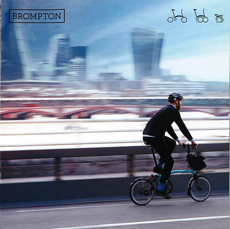 BROMPTON「ブロンプトン 自転車カタログ2018」デザイン